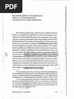 11) Axel Honneth - Reconhecimento e Socialização