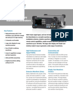 Wavestation™ Function/Arbitrary Waveform Generators: Key Features