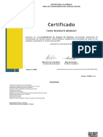 Certificado Assessoria