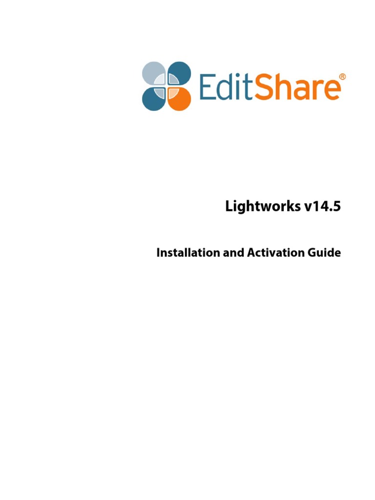 Lightworks v14.5.0 Install Activate Guide | PDF | Linux Distribution ...