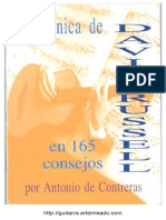 Contreras Antonio - La Tecnica De Rusell David En 165 Consejos Para Tocar La Guitarra.PDF