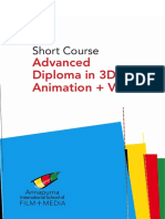 Short Course Advanced Diploma in 3D Animation and VFX