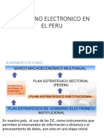 Gobierno Electronico en El Peru