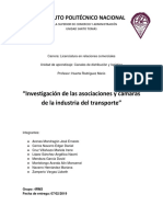 Asociaciones y Cámaras de La Industria Del Transporte