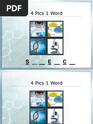 4 Pics 1 Word | PDF