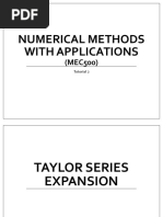 Numerical Methods With Applications: Tutorial 2