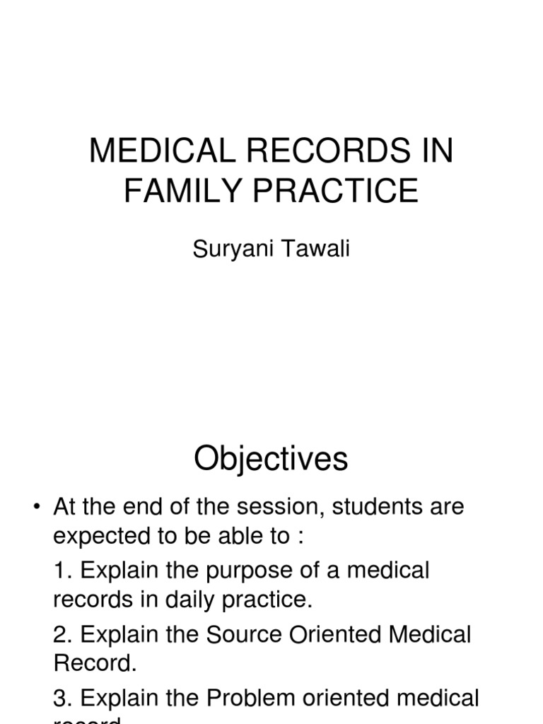 Understanding Medical Records in Practice | PDF | Medical Record | Medicine