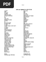DVD List Updated As of 9/7/10: Sheet1
