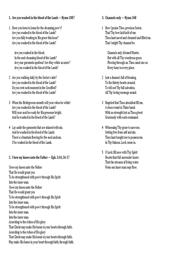 Channels Only PDF Lamb Of God Grace In Christianity