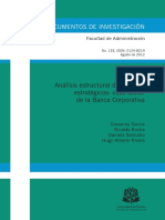 Documentos de Investigación: Análisis Estructural de Sectores Estratégicos: Caso Sector de La Banca Corporativa