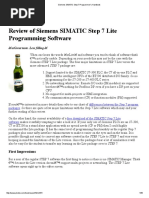 Siemens Step 7 Programming Handbook | PDF | Online And Offline ...