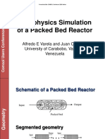 Multiphysics Simulation of A Packed Bed Reactor