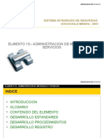 ELMENTO 19.- ADMINISTRACION DE MATERIALES Y SERVICIOS