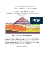 MC Diseño Geotecnico y Estructural -Presa Huallpachamayo