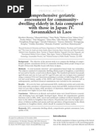 Download Comprehensive Geriatric Assessment for Community-dwelling Elderly in Asia Compared With Those in Japan IV Savannakhet in Laos by Geriatric_Neurology SN42204236 doc pdf