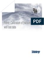 Petrel Calibration of Fracture Model To Well Test Data