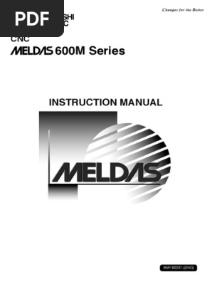Mitsubishi Meldas 600M | PDF | Numerical Control | Computer Monitor