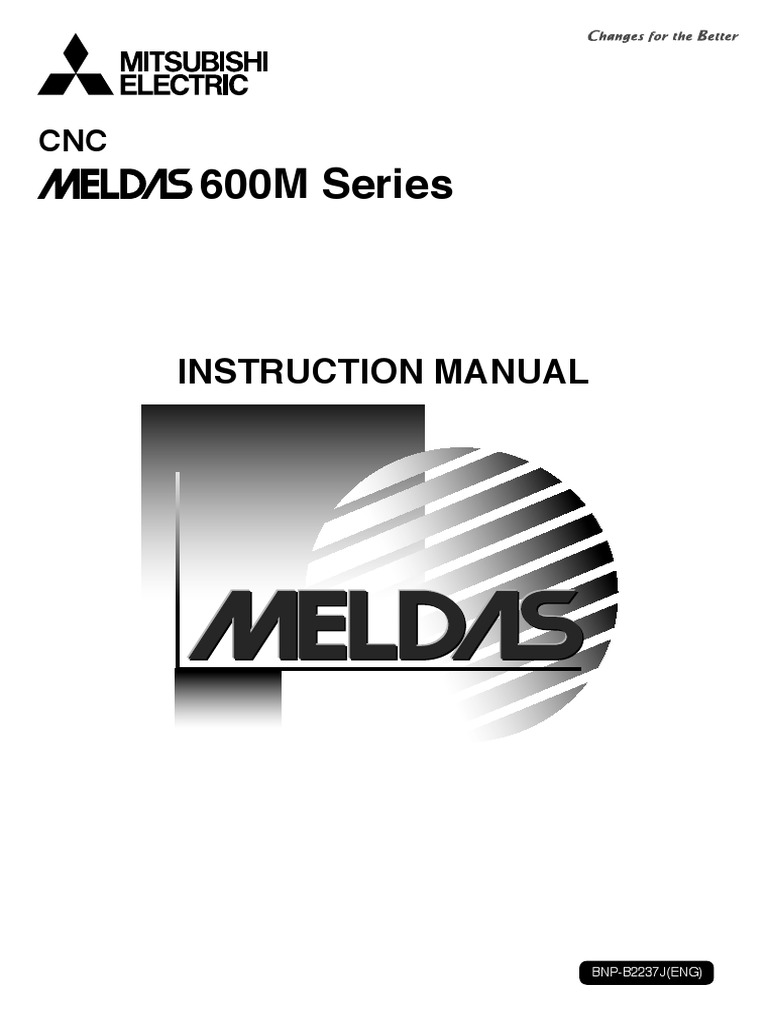 Mitsubishi Meldas 600M | PDF | Numerical Control | Computer Monitor