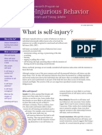 What Is Self-Injury?: Who Is This For?