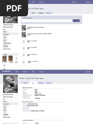 historical facebook profile