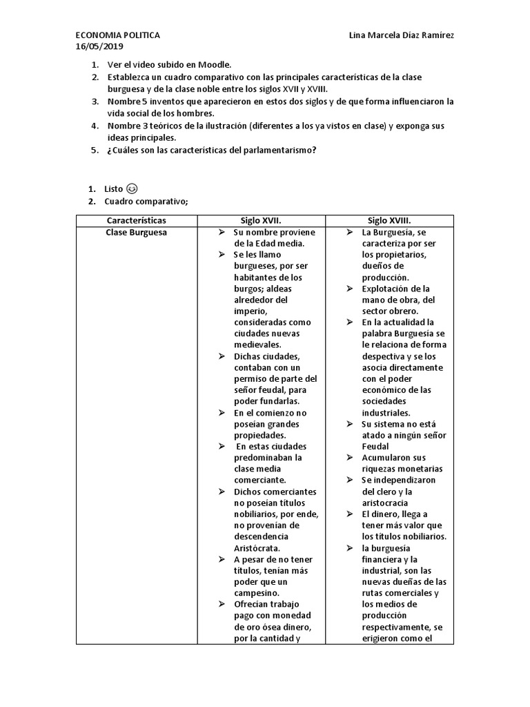 Diferencias entre nobleza y burguesía | PDF | Burguesía | Feudalismo