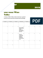September: One Hour Wine Talks