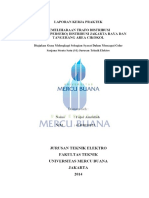 Laporan Kerja Praktek Pemeliharaan Trafo Distribusi Di Pt. PLN (Persero) Distribusi Jakarta Raya Dan Tangerang Area Cikokol PDF