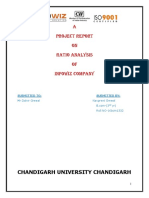 Ratio Analysis Report of Infowiz Company