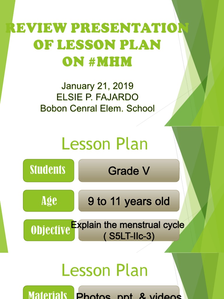 Power Point Presentation On MHM | PDF | Career & Growth