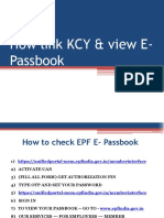 How Link KCY & View E-Passbook