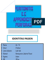 AUDIT NEARMISS Appendicitis Perforasi