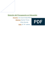 El PBI y Gasto Público en La Educación Pública