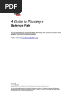 A Guide To Planning A: Science Fair