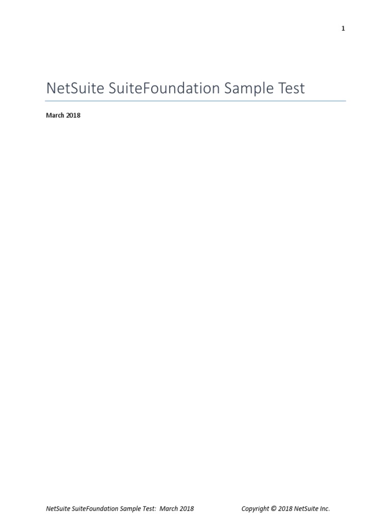 SuiteFoundation Prüfungsfrage