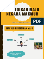 Pendidikan Maju Memakmurkan Negara