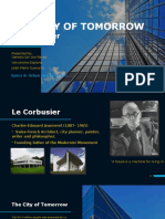 The City of Tomorrow: Le Corbusier