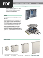 Terminal Boxes in Stainless Steel With Return Flange FXLS .T