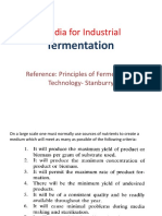 Media For Industrial: Fermentation