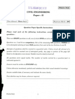 CIVIL - ENGG - PAPER-II Ifs 2018 PDF