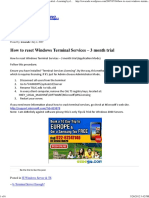 Terminal Server (RDP) License Extend
