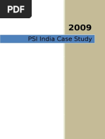 PSI India Case Study