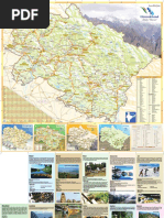 Tourist Map of Uttarakhand, India