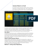 Install Genesis Reborn On Kodi
