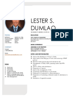 Lester S. Dumlao: Profile