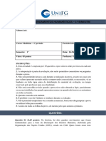 Prova de Direitos Humanos 1º Período de Medicina 24 de Abril