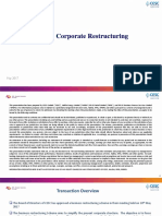 Restructuring IP CESC