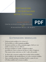 Optimizing and Interfacing With Cython: Centre de Biophysique Moléculaire (Orléans) Synchrotron Soleil (ST Aubin)