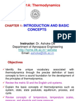 ESO 201A: Thermodynamics: Introduction and Basic Concepts