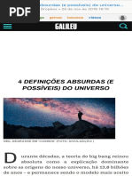 Definições Absurdas (e Possíveis) Do Universo - Galileu Espaço