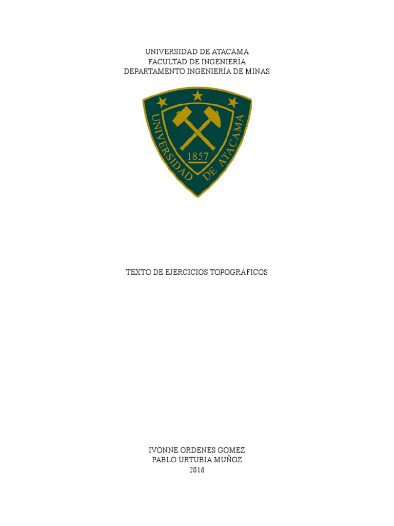 Ejercicios de Topografía y Medidas | PDF | Azimut | Medición